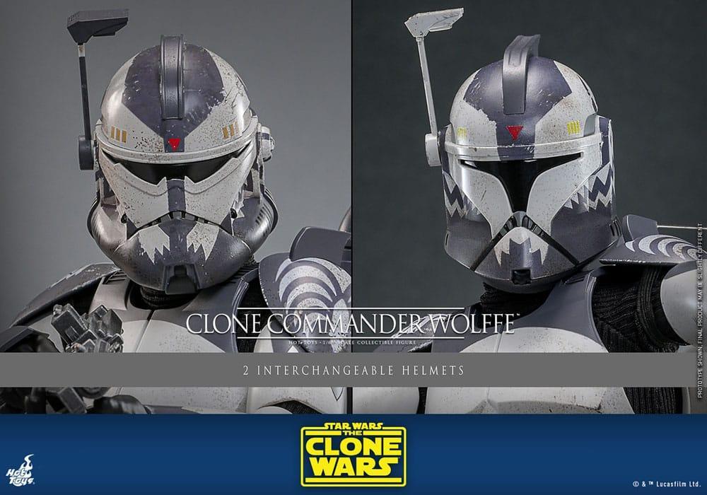 Star Wars: The Clone Wars Action Figur 1/6 Clone Commander Wolffe 30 cm Hot Toys
