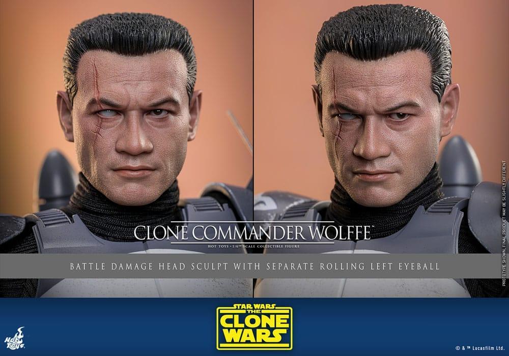 Star Wars: The Clone Wars Action Figur 1/6 Clone Commander Wolffe 30 cm Hot Toys