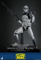 Star Wars The Clone Wars Action Figur 1/6 104th Battalion Wolfpack Clone Trooper Deluxe Version 30 cm Hot Toys