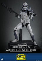 Star Wars The Clone Wars Action Figur 1/6 104th Battalion Wolfpack Clone Trooper 30 cm Hot Toys