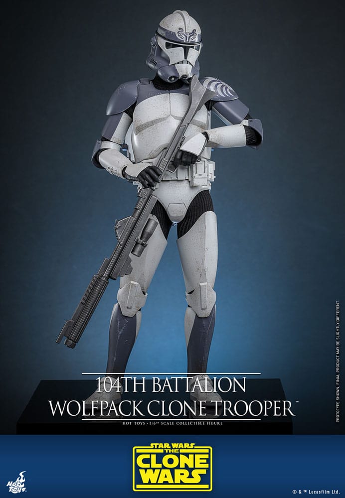 Star Wars The Clone Wars Action Figur 1/6 104th Battalion Wolfpack Clone Trooper 30 cm Hot Toys
