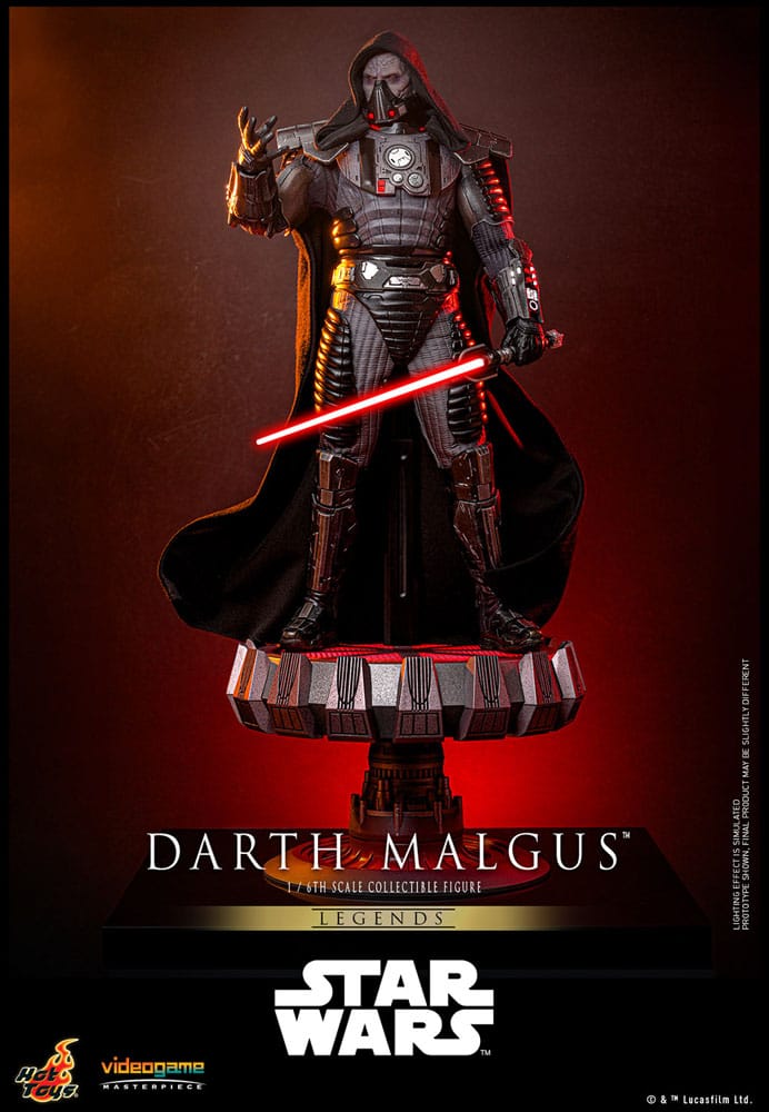 Star Wars Legends Videogame Masterpiece Action Figur 1/6 Darth Malgus 34 cm Hot Toys