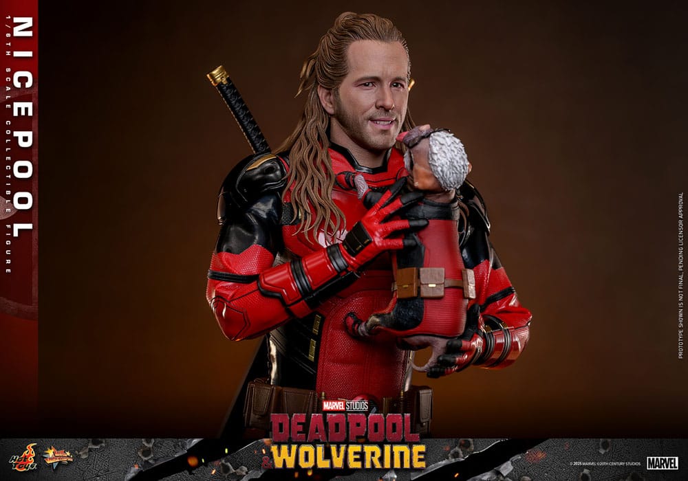 Deadpool & Wolverine Movie Masterpiece Action Figur 1/6 Nicepool 30 cm Hot Toys