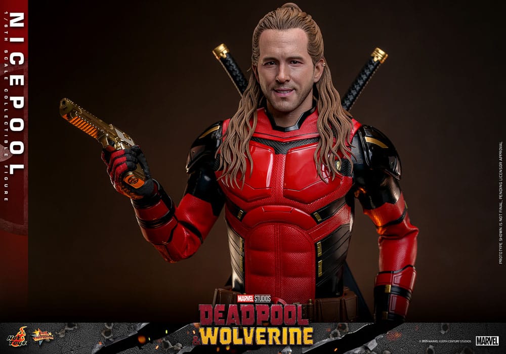 Deadpool & Wolverine Movie Masterpiece Action Figur 1/6 Nicepool 30 cm Hot Toys