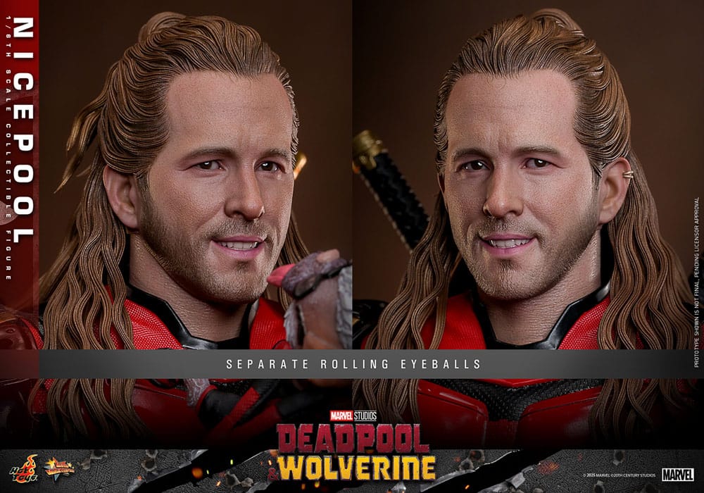 Deadpool & Wolverine Movie Masterpiece Action Figur 1/6 Nicepool 30 cm Hot Toys