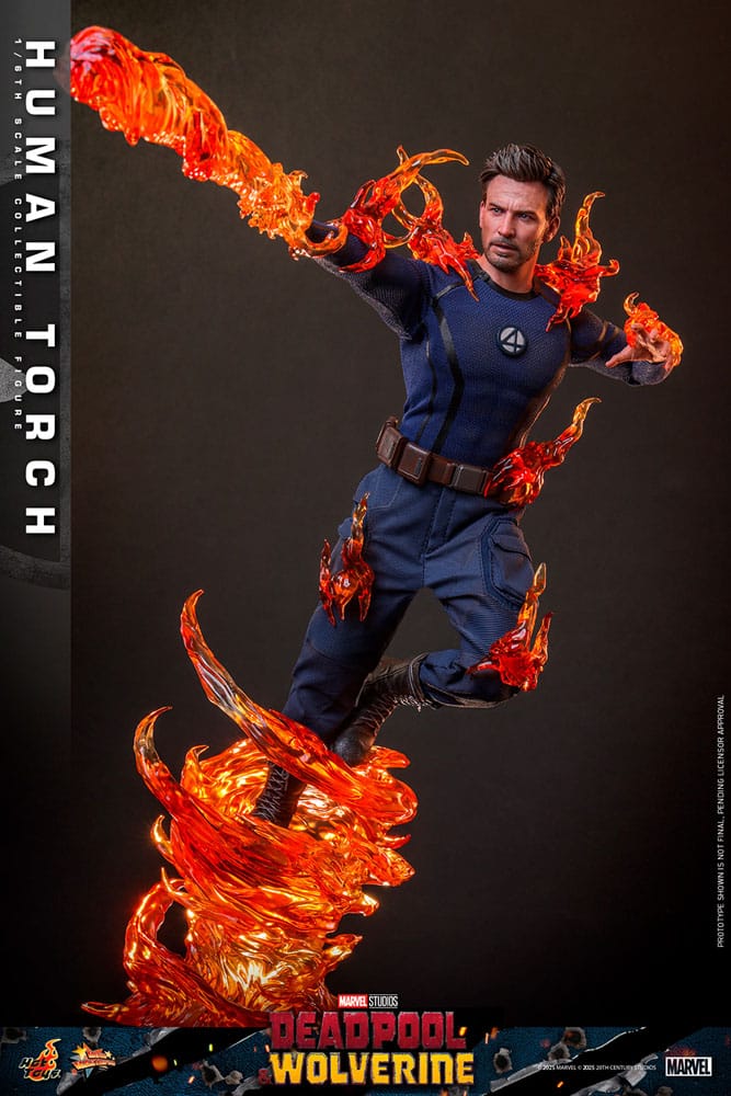 Deadpool & Wolverine Movie Masterpiece Action Figur 1/6 Human Torch 31 cm Hot Toys