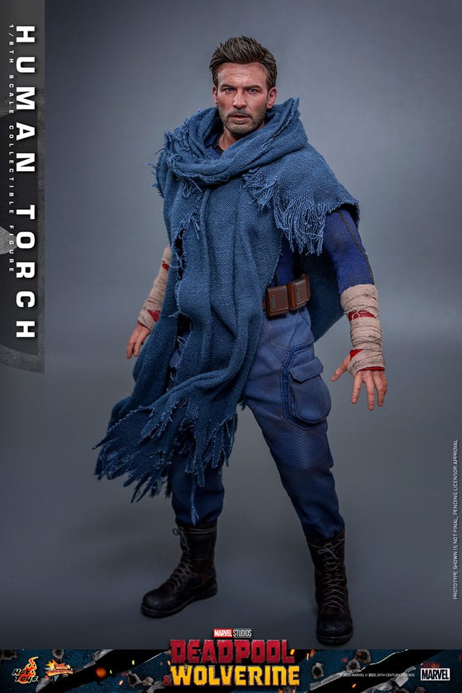 Deadpool & Wolverine Movie Masterpiece Action Figur 1/6 Human Torch 31 cm Hot Toys