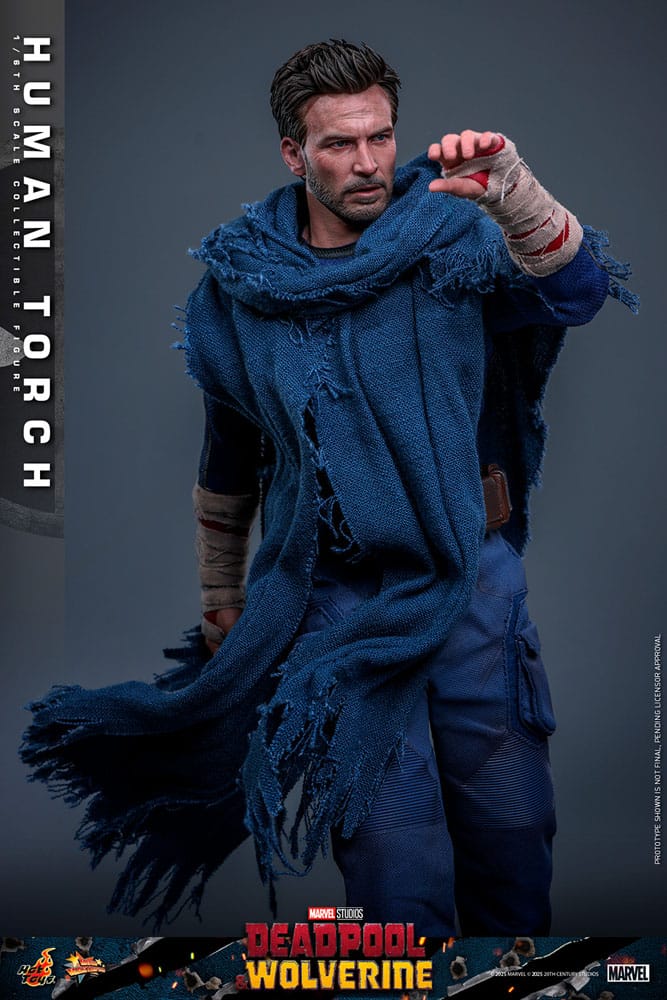 Deadpool & Wolverine Movie Masterpiece Action Figur 1/6 Human Torch 31 cm Hot Toys