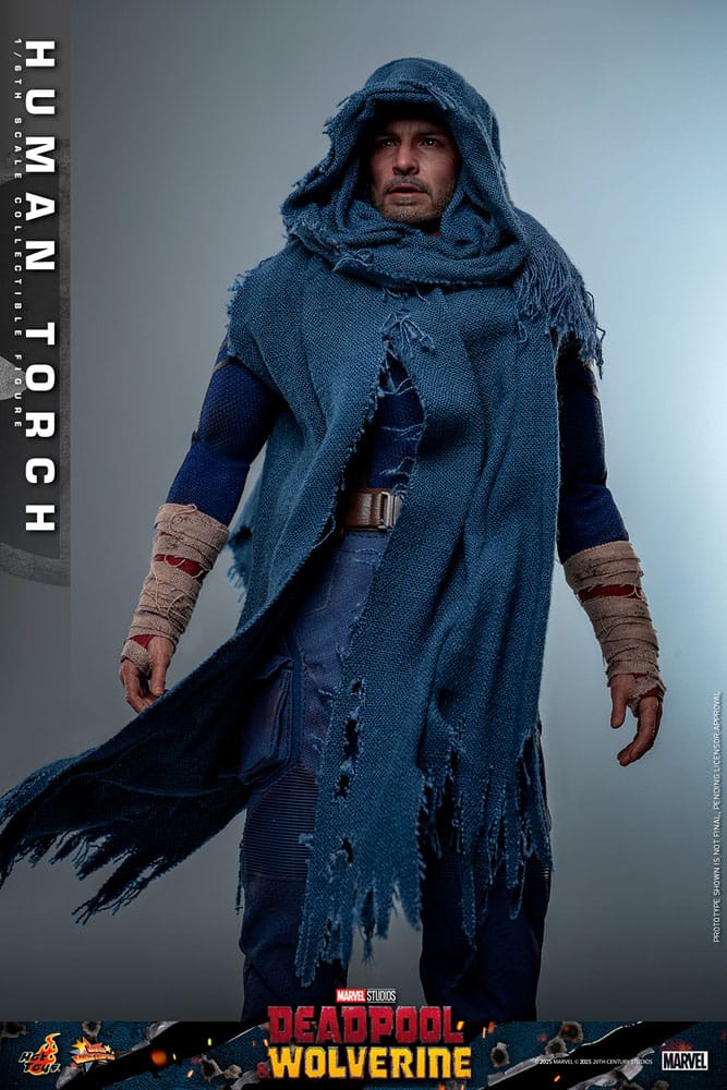 Deadpool & Wolverine Movie Masterpiece Action Figur 1/6 Human Torch 31 cm Hot Toys