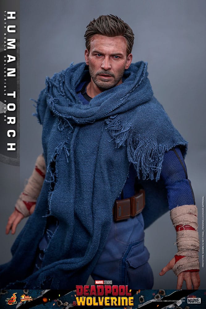 Deadpool & Wolverine Movie Masterpiece Action Figur 1/6 Human Torch 31 cm Hot Toys