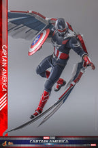 Captain America: Brave New World Movie Masterpiece Action Figur 1/6 Captain America 30 cm Hot Toys