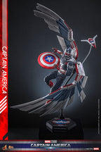 Captain America: Brave New World Movie Masterpiece Action Figur 1/6 Captain America 30 cm Hot Toys