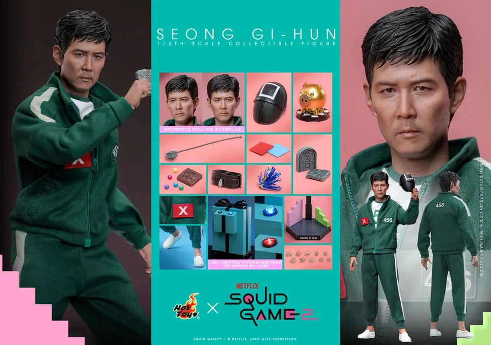 Squid Game 2 Action Figur 1/6 Seong Gi-hun 30 cm Hot Toys