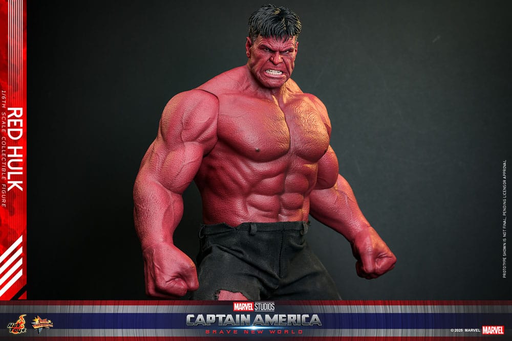Captain America: Brave New World Movie Masterpiece Action Figur 1/6 Red Hulk 47 cm Hot Toys