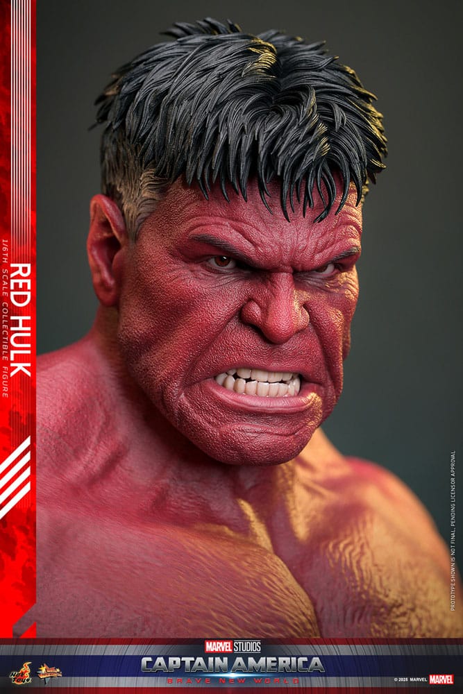 Captain America: Brave New World Movie Masterpiece Action Figur 1/6 Red Hulk 47 cm Hot Toys