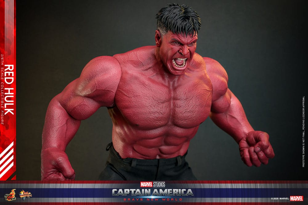 Captain America: Brave New World Movie Masterpiece Action Figur 1/6 Red Hulk 47 cm Hot Toys