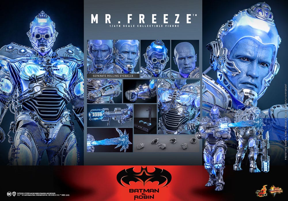 Batman & Robin Movie Masterpiece Action Figur 1/6 Mr. Freeze 33 cm Hot Toys