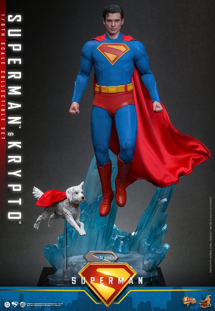Superman (2025) Movie Masterpiece Action Figur 1/6 Superman & Krypto 33 cm Hot Toys