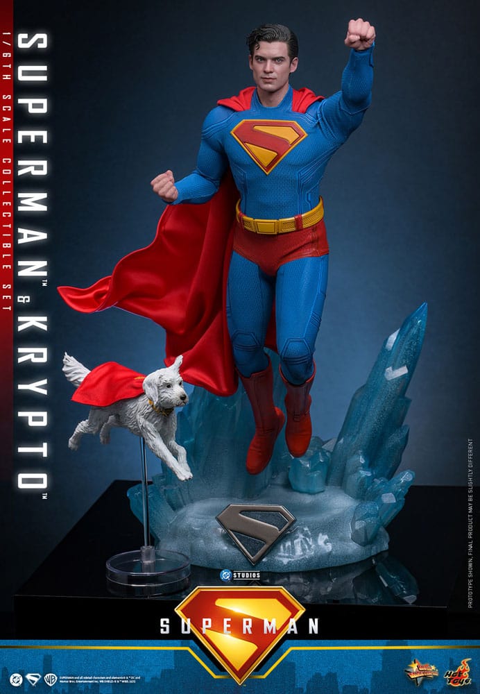 Superman (2025) Movie Masterpiece Action Figur 1/6 Superman & Krypto 33 cm Hot Toys