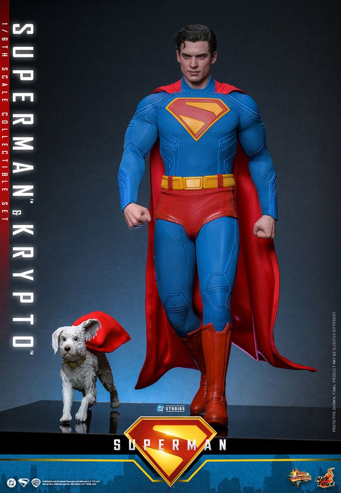 Superman (2025) Movie Masterpiece Action Figur 1/6 Superman & Krypto 33 cm Hot Toys