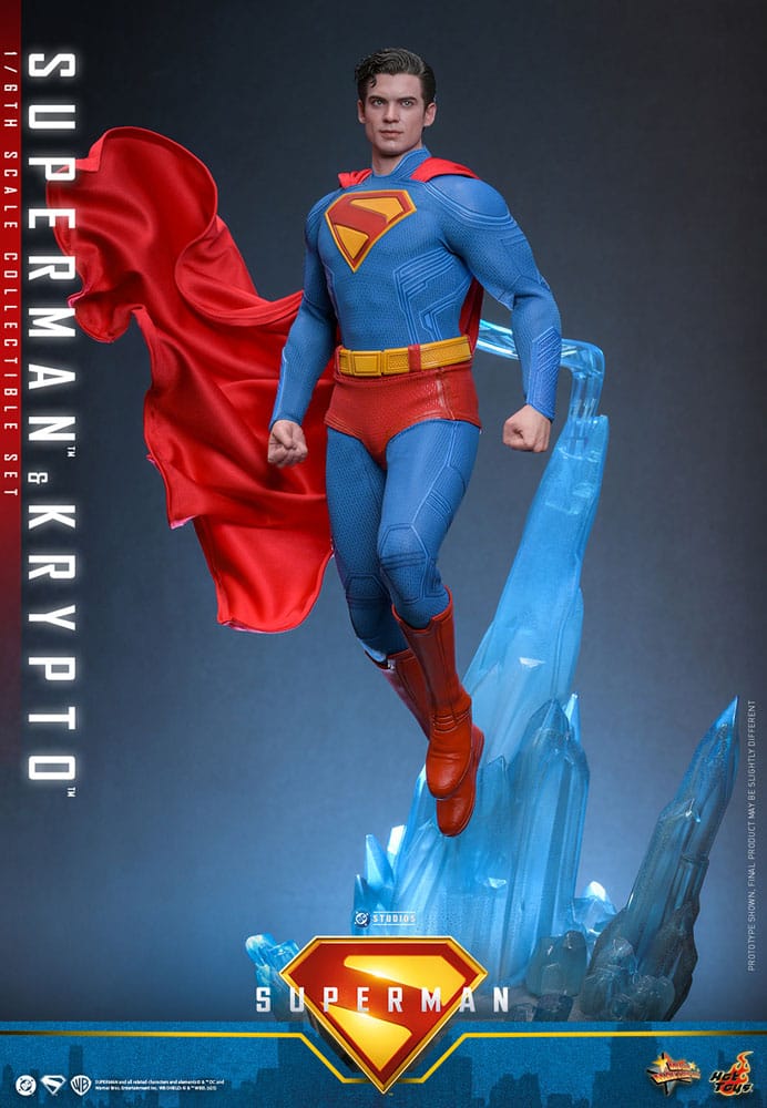 Superman (2025) Movie Masterpiece Action Figur 1/6 Superman & Krypto 33 cm Hot Toys