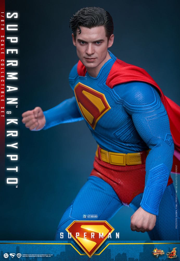 Superman (2025) Movie Masterpiece Action Figur 1/6 Superman & Krypto 33 cm Hot Toys