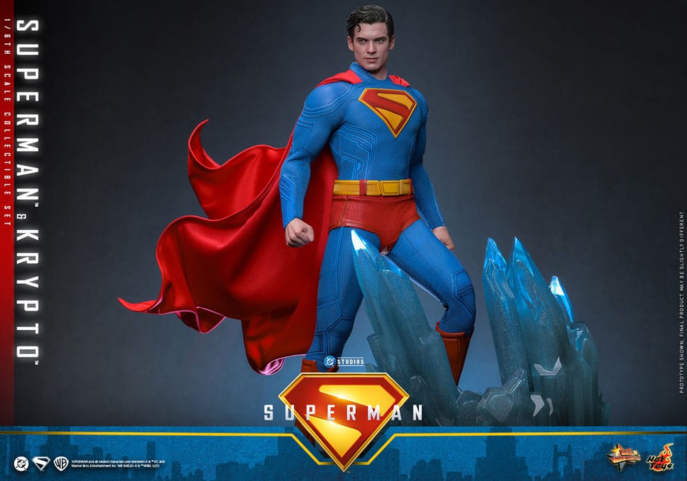 Superman (2025) Movie Masterpiece Action Figur 1/6 Superman & Krypto 33 cm Hot Toys