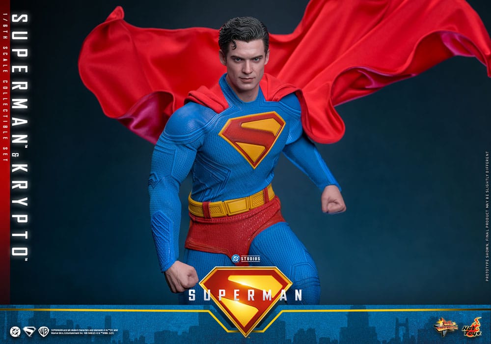 Superman (2025) Movie Masterpiece Action Figur 1/6 Superman & Krypto 33 cm Hot Toys