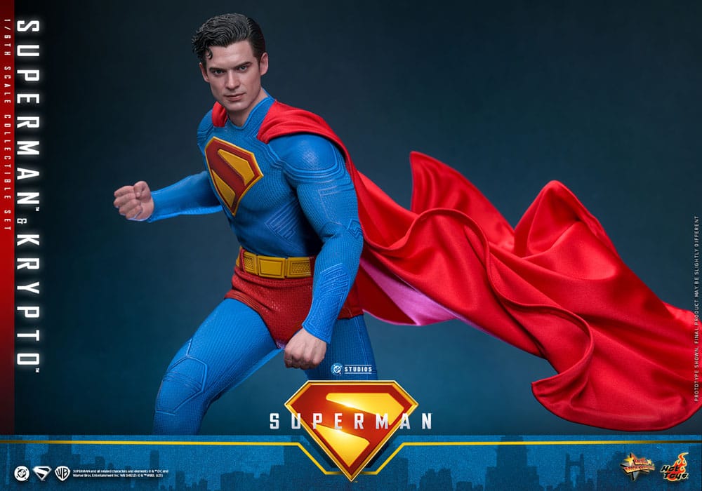 Superman (2025) Movie Masterpiece Action Figur 1/6 Superman & Krypto 33 cm Hot Toys