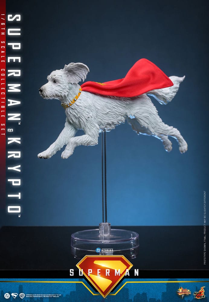 Superman (2025) Movie Masterpiece Action Figur 1/6 Superman & Krypto 33 cm Hot Toys
