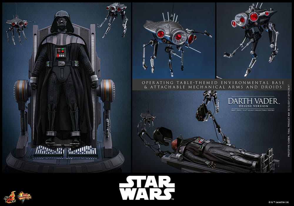 Star Wars: Episode III - Revenge of the Sith Movie Masterpiece Action Figur 1/6 Darth Vader (Deluxe Version) 35 cm Hot Toys
