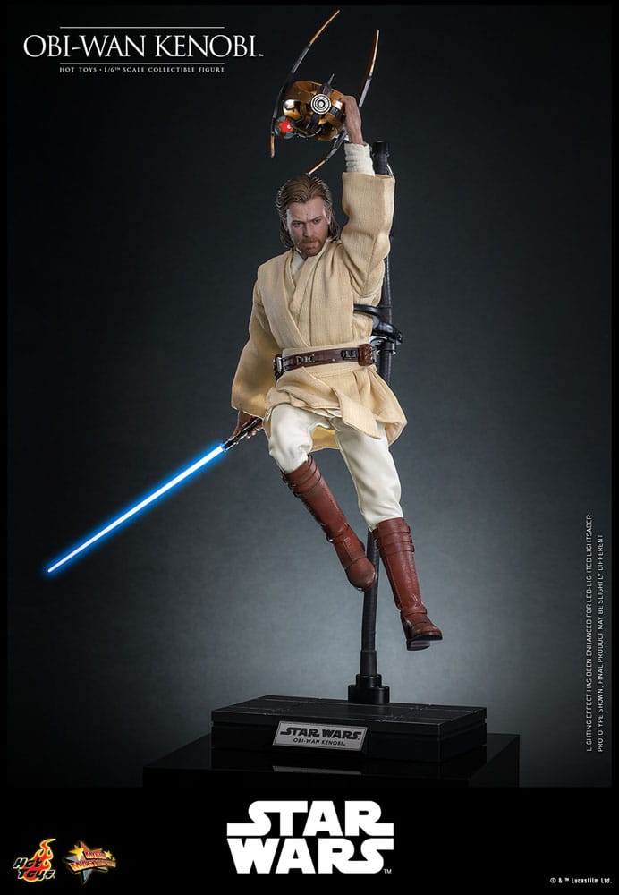 Star Wars: Episode II - Attack of the Clones Action Figur 1/6 Obi-Wan Kenobi 31 cm Hot Toys