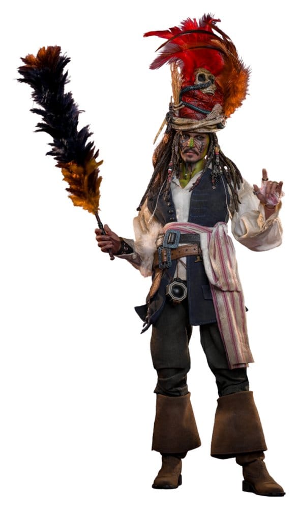 Pirates of the Caribbean: Dead Man's Chest Action DX Figur 1/6 Pelegostos Hövding Jack Sparrow 30 cm