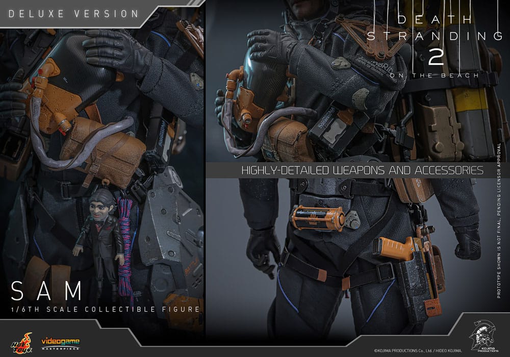 Death Stranding 2: On the Beach Action Figur 1/6 Sam (Deluxe Version) 31 cm Hot Toys