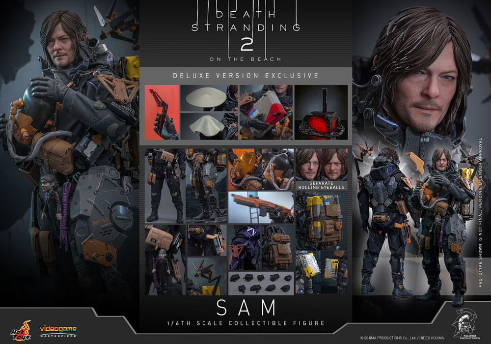 Death Stranding 2: On the Beach Action Figur 1/6 Sam (Deluxe Version) 31 cm Hot Toys
