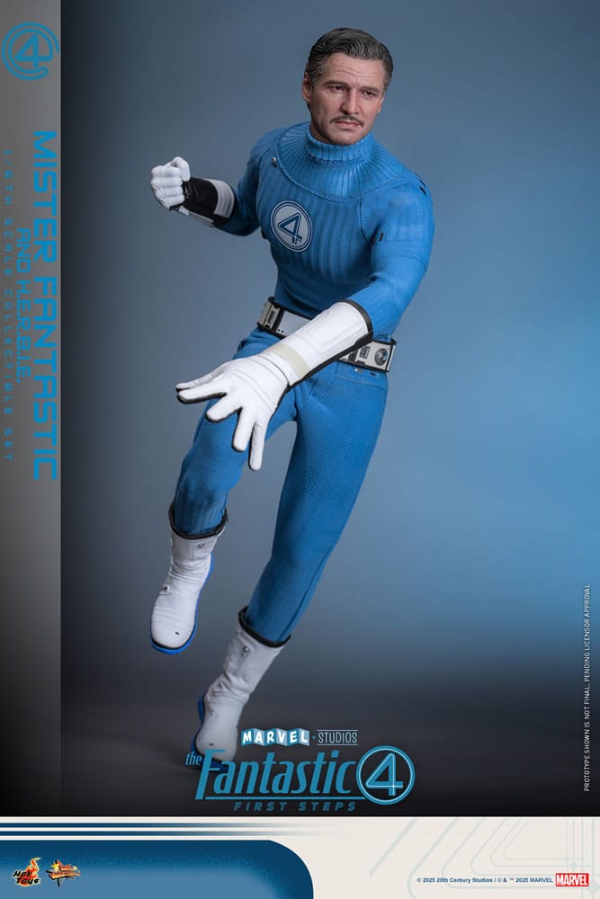 The Fantastic Four: First Steps Movie Masterpiece Action Figur 2-Pack 1/6 Mister Fantastic & H.E.R.B.I.E. 30 cm Hot Toys