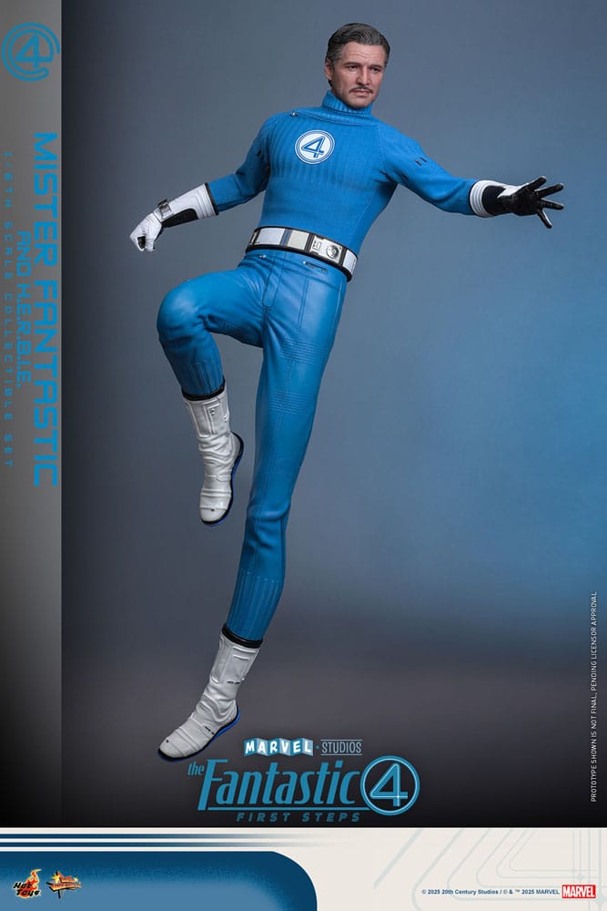 The Fantastic Four: First Steps Movie Masterpiece Action Figur 2-Pack 1/6 Mister Fantastic & H.E.R.B.I.E. 30 cm Hot Toys