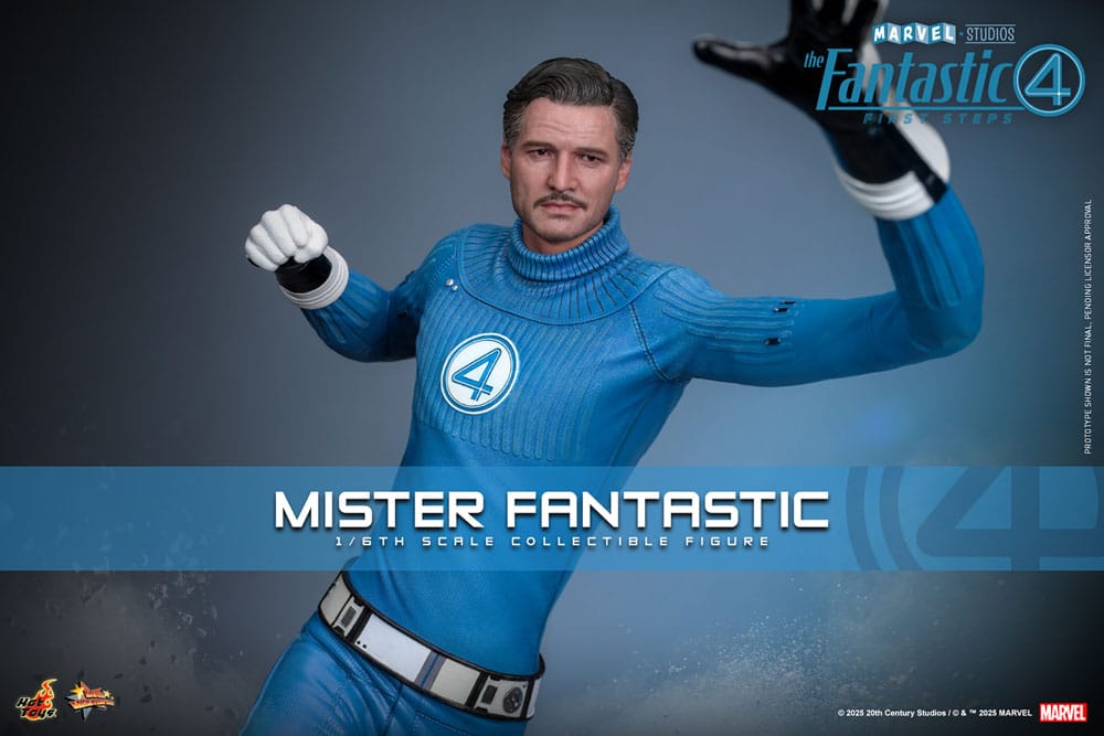 The Fantastic Four: First Steps Movie Masterpiece Action Figur 1/6 Mister Fantastic 30 cm Hot Toys