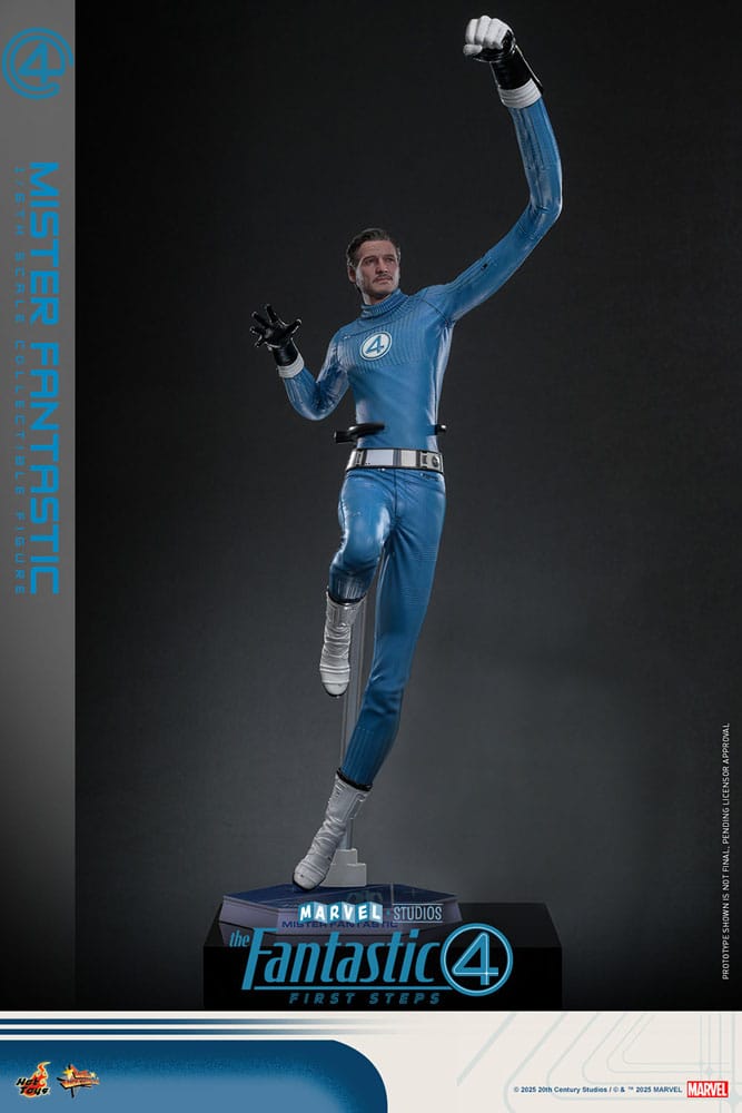 The Fantastic Four: First Steps Movie Masterpiece Action Figur 1/6 Mister Fantastic 30 cm Hot Toys