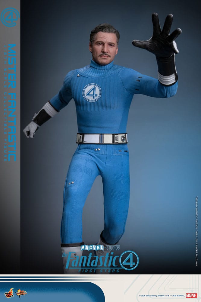 The Fantastic Four: First Steps Movie Masterpiece Action Figur 1/6 Mister Fantastic 30 cm Hot Toys