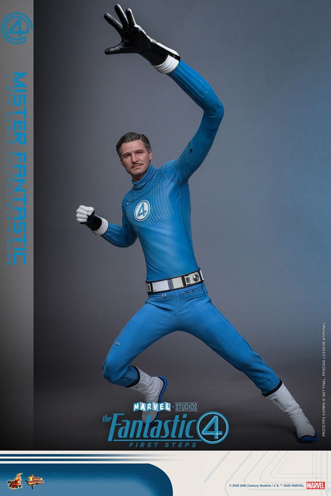 The Fantastic Four: First Steps Movie Masterpiece Action Figur 1/6 Mister Fantastic 30 cm Hot Toys