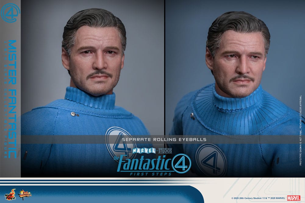 The Fantastic Four: First Steps Movie Masterpiece Action Figur 1/6 Mister Fantastic 30 cm Hot Toys