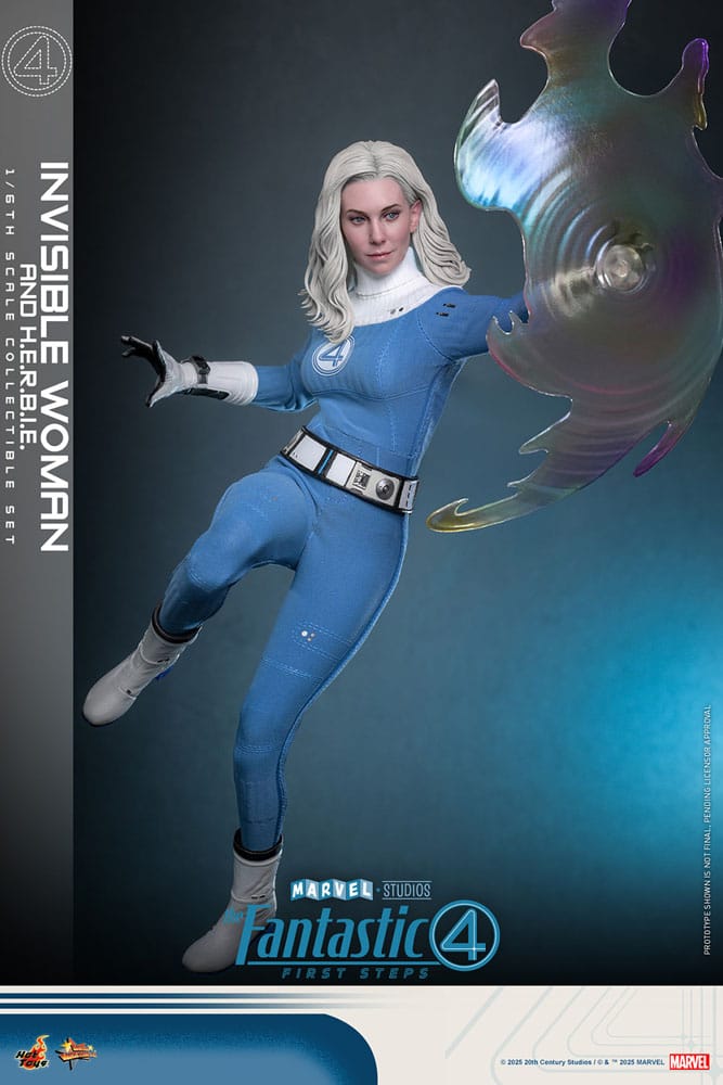 The Fantastic Four: First Steps Movie Masterpiece Action Figur 2-Pack 1/6 Invisible Woman & H.E.R.B.I.E. 28 cm Hot Toys