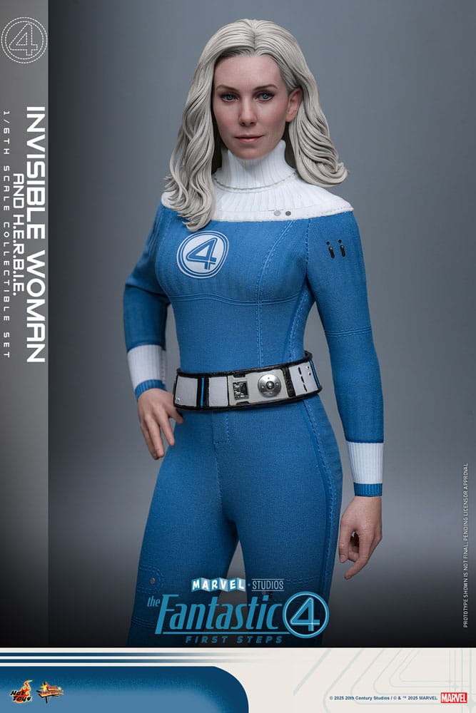 The Fantastic Four: First Steps Movie Masterpiece Action Figur 2-Pack 1/6 Invisible Woman & H.E.R.B.I.E. 28 cm Hot Toys