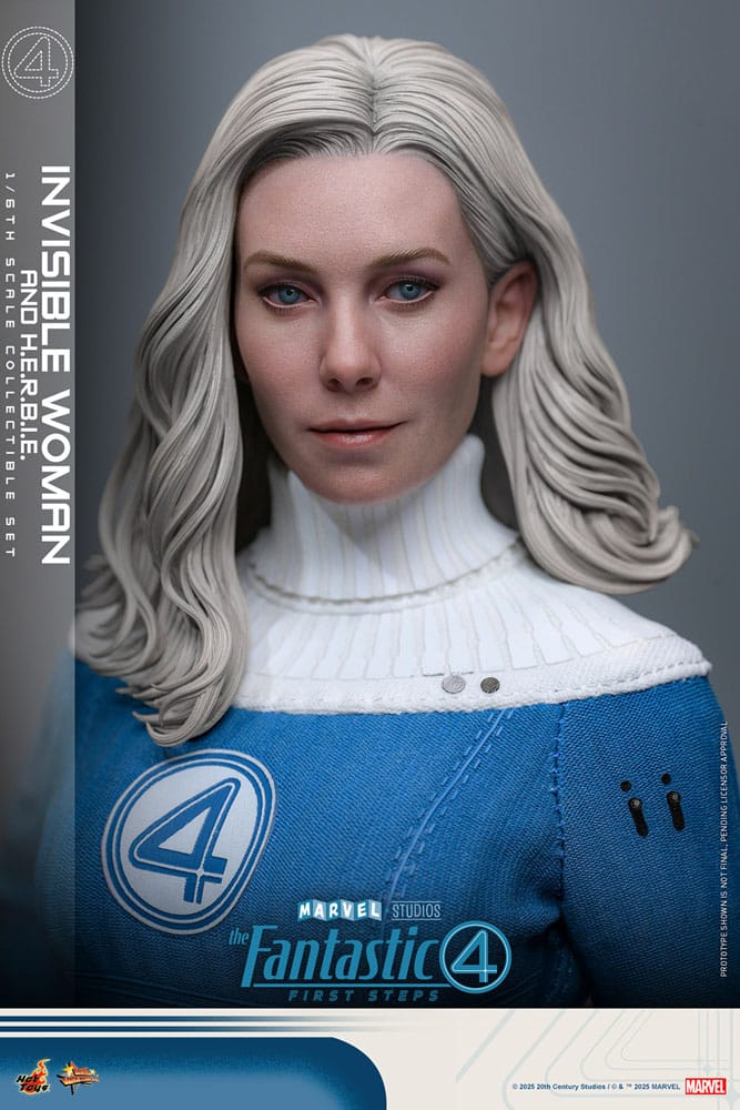 The Fantastic Four: First Steps Movie Masterpiece Action Figur 2-Pack 1/6 Invisible Woman & H.E.R.B.I.E. 28 cm Hot Toys