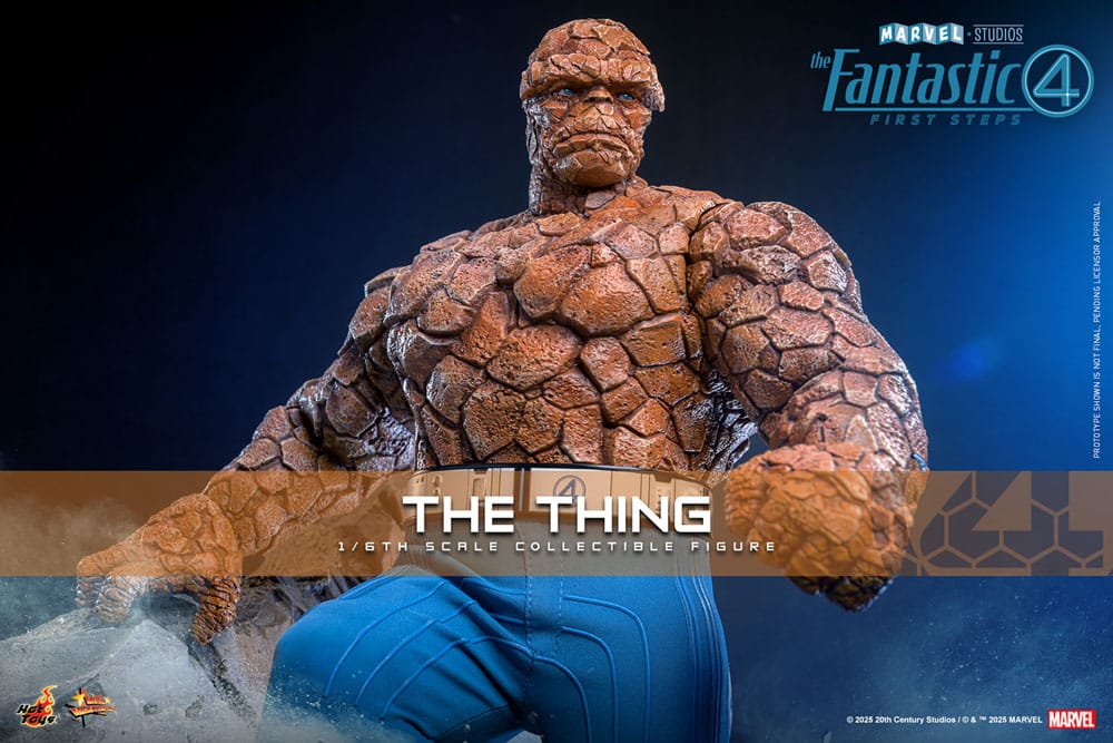 The Fantastic Four: First Steps Movie Masterpiece Action Figur 1/6 The Thing 31 cm Hot Toys