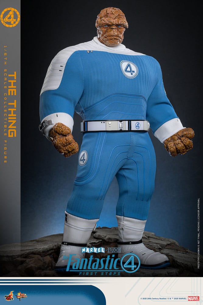The Fantastic Four: First Steps Movie Masterpiece Action Figur 1/6 The Thing 31 cm Hot Toys