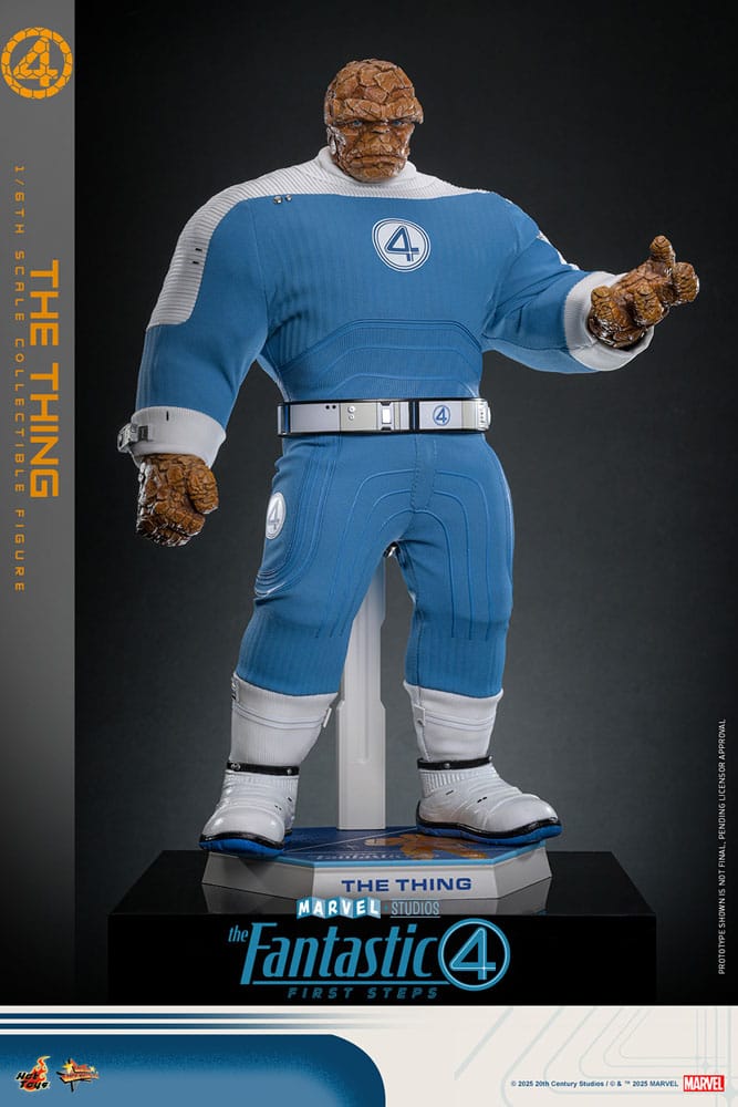 The Fantastic Four: First Steps Movie Masterpiece Action Figur 1/6 The Thing 31 cm Hot Toys