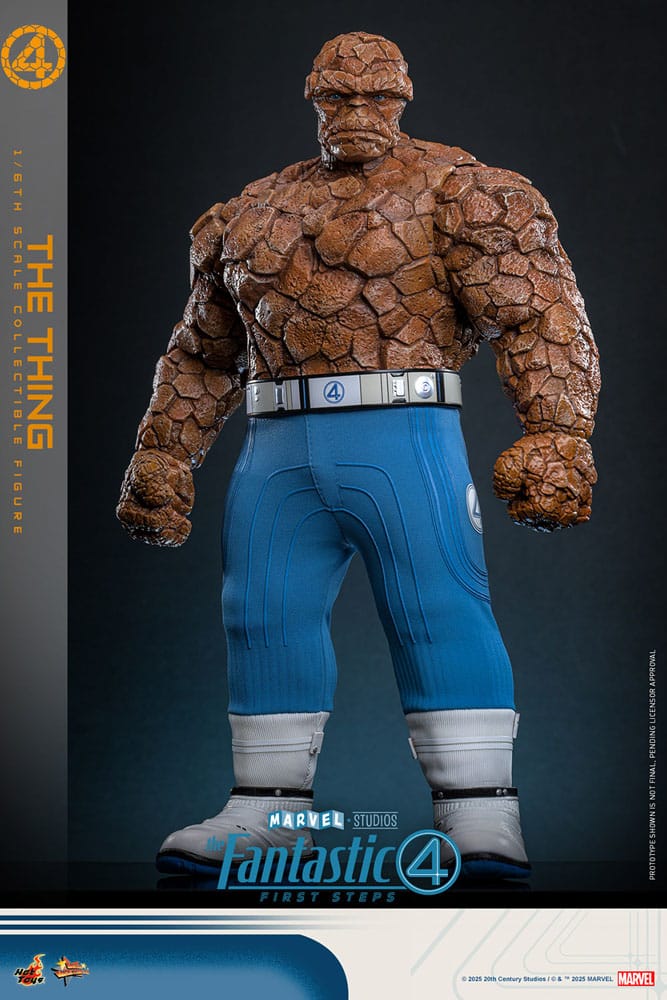 The Fantastic Four: First Steps Movie Masterpiece Action Figur 1/6 The Thing 31 cm Hot Toys