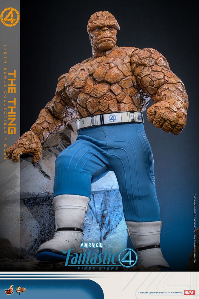 The Fantastic Four: First Steps Movie Masterpiece Action Figur 1/6 The Thing 31 cm Hot Toys